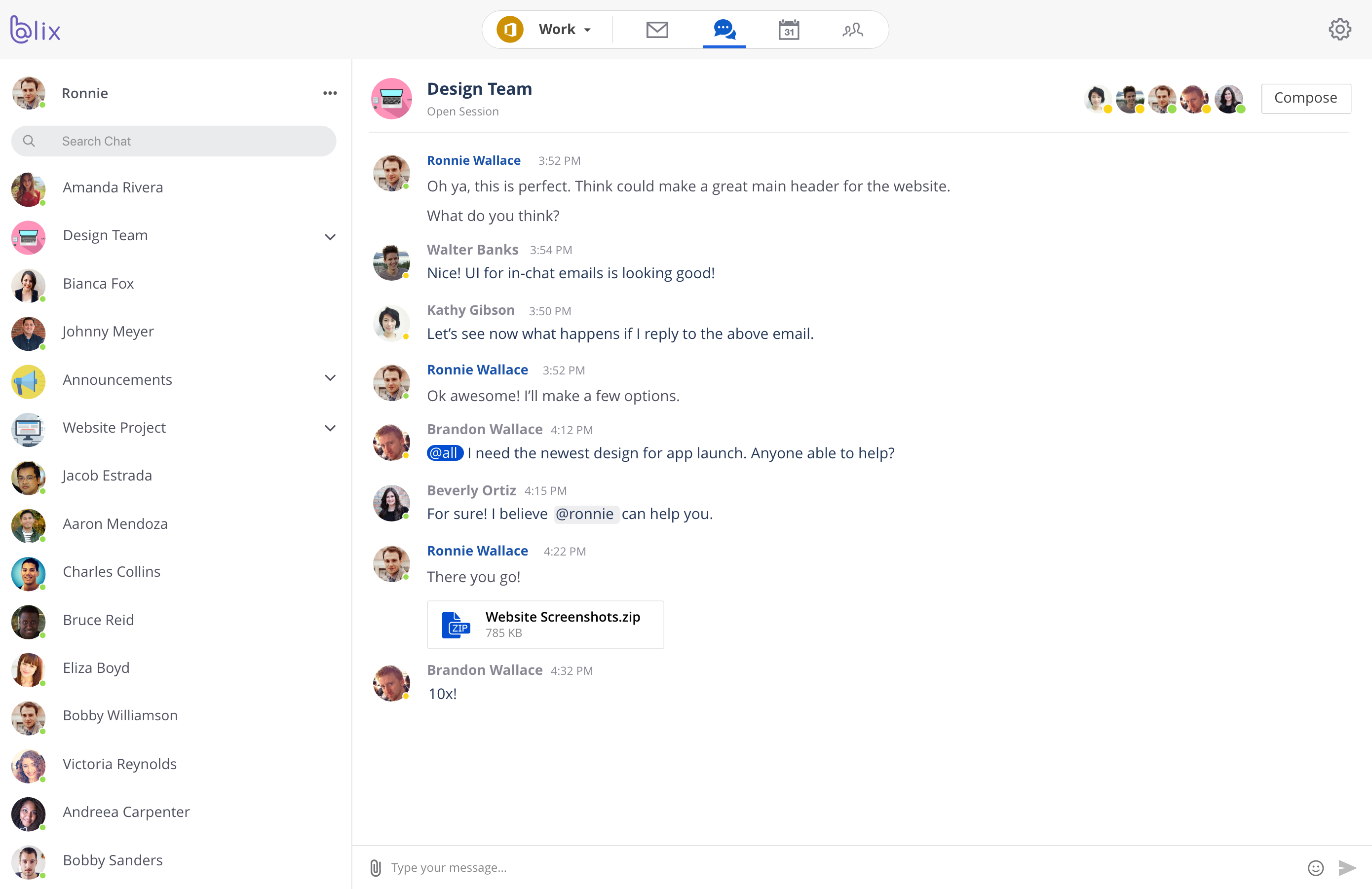 Blix desktop screenshot 7