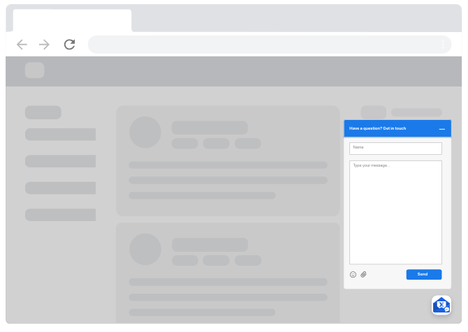 Blix Messaging Bridge web widget